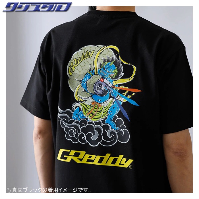 トラスト TRUST GReddy 風神 Tシャツ ホワイト Lサイズ 18003033