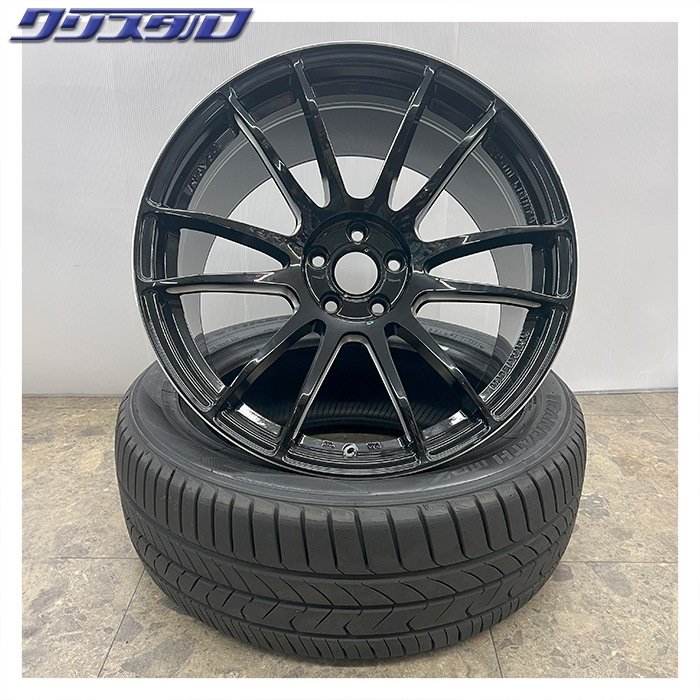 セール品！ RAYS gramlights 57Xtreme (57エクストリーム) CJスペック 1885+42 1895+40 5/100 18インチ 8.5J 9.5J +42 +40 ホール数:5 PCD:100 ブラックジャパネスク 特選輸入タイヤ 225/40R18 255/35R18 各2本計4本セット