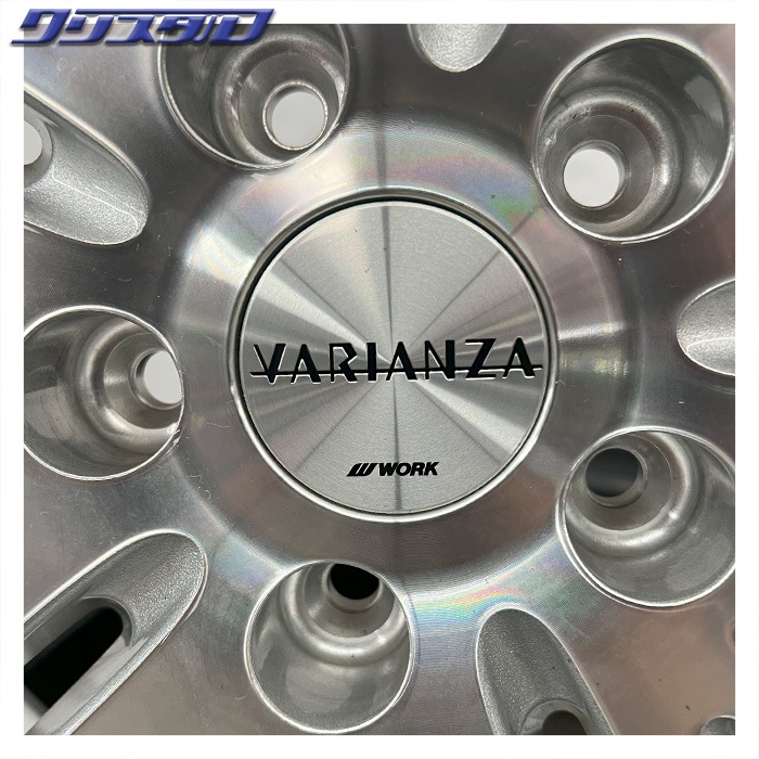 セール品！ WORK (ワーク)  VARIANZA (ヴァリアンツァ) F2S 1980+43 1990+38 5/114 19インチ 8J 9J +43 +38 ホール数:5 PCD:114 カットクリア 特選輸入タイヤ 225/40R19 各2本計4本セット