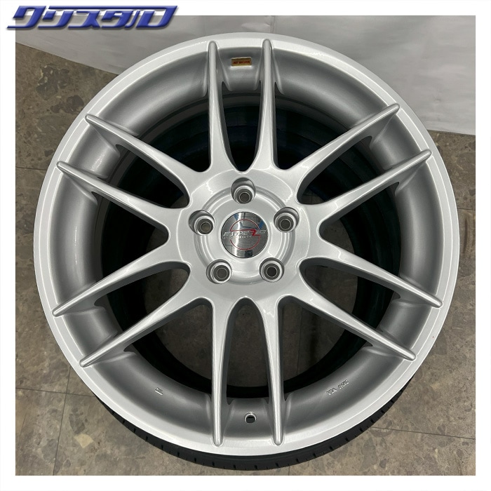 セール品! ワーク ESPERIO (エスペリオ) 2 1975+40 5/114 19インチ 7.5J +40 ホール数:5 PCD:114 バーニングシルバー 特選輸入タイヤ 225/55R19 4本セット