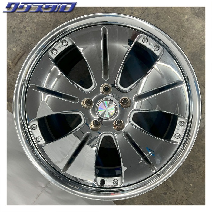 セール品! WORK(ワーク) EUROLINE (ユーロライン) N2 1980+45 1990+45 5/114 19インチ 8J 9J +45 ホール数:5 PCD:114 クロームメッキ NITTO NT555G2 225/40R19 各2本計4本セット