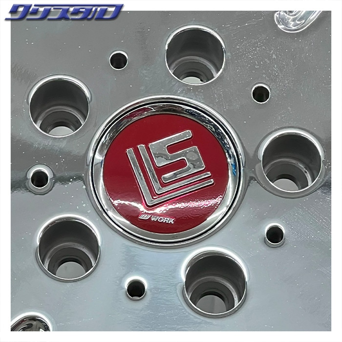 セール品！ WORK (ワーク) LS406 2085+37 2095+42 5/120 20インチ 8.5J 9.5J +37 +42 ホール数:5 PCD:120 SC(スーパークロームメッキ)アルマイトアウターリム 特選輸入タイヤ 245/40R20 275/35R20 各2本計4本セット