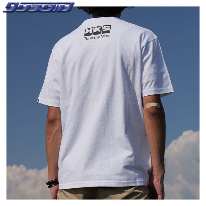 HKS T-SHIRT 87PAINT WHITE Lサイズ Tシャツ 51007-AK737