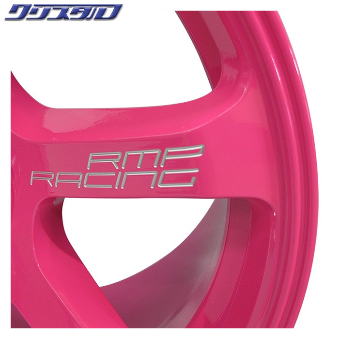 RMPレーシング R07 1895+12 5/114.3 18インチ 9.5J +12 ホール数:5 PCD:114.3 クリスタル限定 オリジナルカラー 特注ピンク 2本組