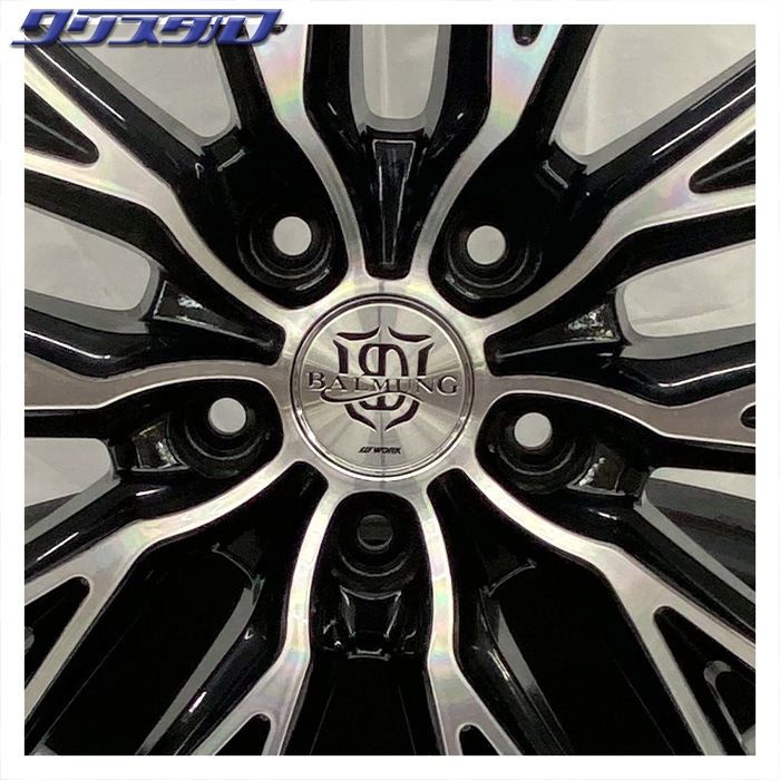 セール品！ WORK (ワーク) BALMUNG BG1 (バルムンクBG1) ステップリム 2185+35 2195+35 5/114 21インチ 8.5J 9.5J +35 ホール数:5 PCD:114 ブラックポリッシュ 特選輸入タイヤ 245/35R21 各2本計4本セット