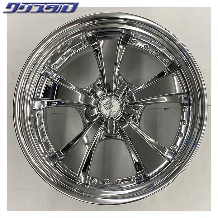 セール品! WORK (ワーク) LS JUBILEE (ジュビリー) ステップリム 2185+35 2195+35 5/114 21インチ 8.5J 9.5J +35 ホール数:5 PCD:114 スーパークローム 特選輸入タイヤ 245/35R21 各2本計4本セット