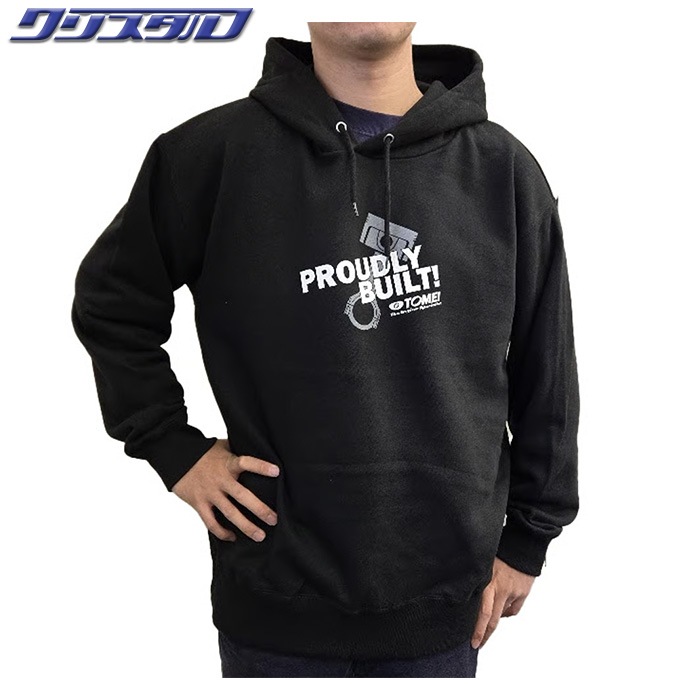 NICE BUDDY Hoodie ブラック タレントグッズ パーカー Mサイズ 東名パワード TOMEI PROUDLY BUILT プルオーバーパーカー ブラック XL