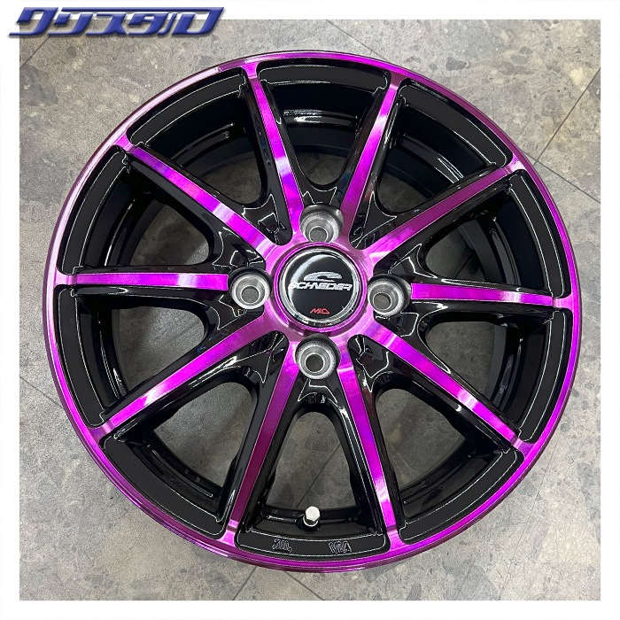 ホイール 14インチ 14×4.5J 45 PCD100 4穴 MID SCHNEIDER RX10-K 惚れ