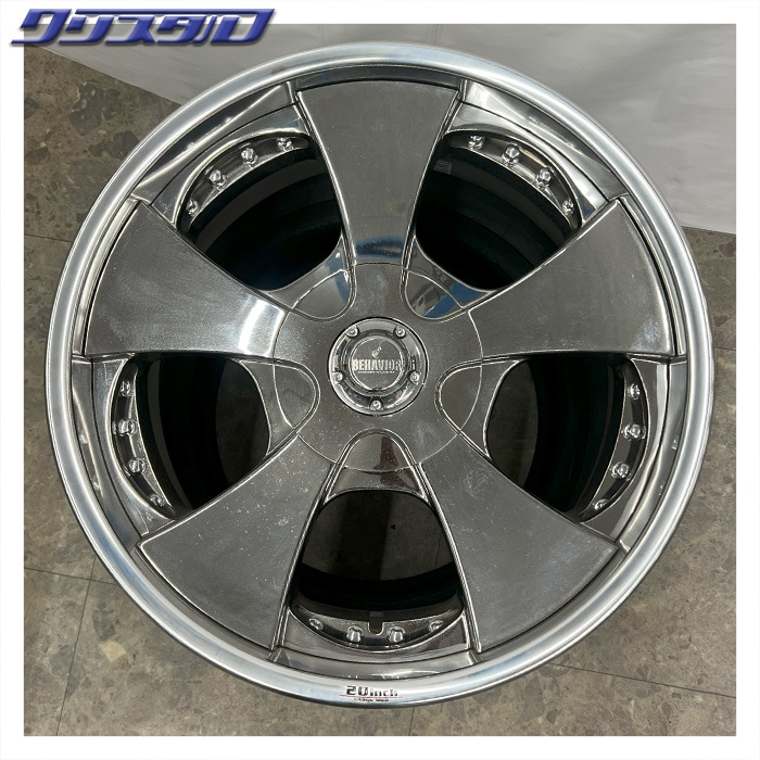 セール品! スーパースター (Super Star) ビヘイバーES01 2090+22 2090+32 5/114 20インチ 9J +22 +32 ホール数:5 PCD:114 ハイパークローム ピレリ DRAGON SPORT 245/40R20 各2本計4本セット