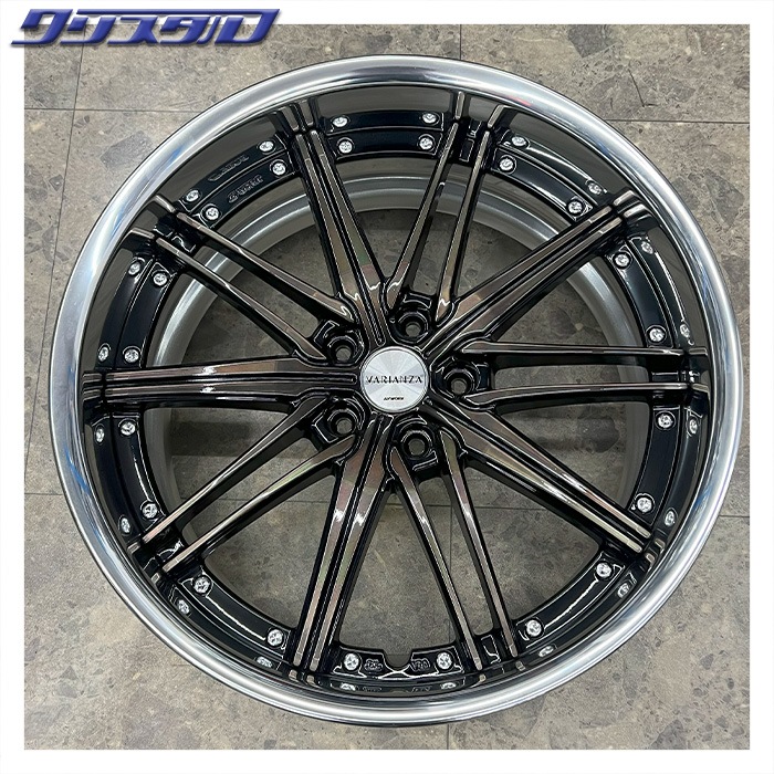 セール品! WORK (ワーク) Varianza (ヴァリアンツァ) A6S 2085+30 2095+30 5/114 20インチ 8.5J 9.5J +30 ホール数:5 PCD:114 ブラック/クリアブラック NITTO NT555G2 245/40R20 各2本計4本セット