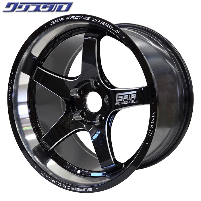 在庫限り！ GAIA (ガイア) MMX Ⅲ 1810.5+15 5/114 18インチ 10.5J +15 ホール数:5 PCD:114 B/LMC 2本セット