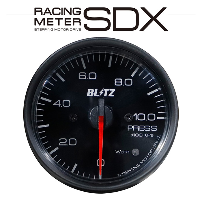 ブリッツ レーシングメーターSDX φ60 PRESS METER 19604 BLITZ RACING METER SDX