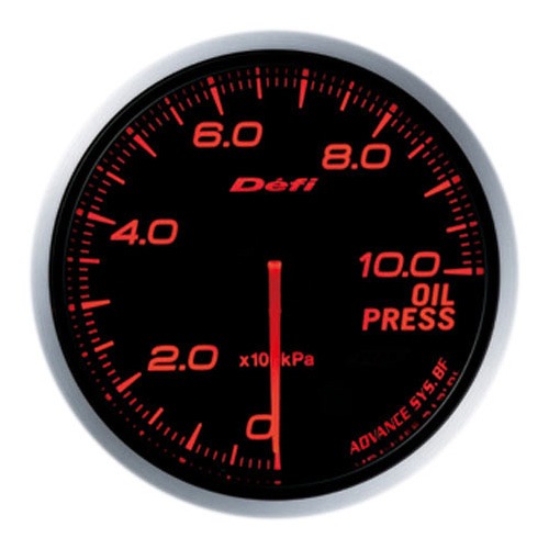 Defi-Link Meter ADVANCE BF (アドバンスビーエフ) Φ60 アンバーレッド 油圧計 DF10202