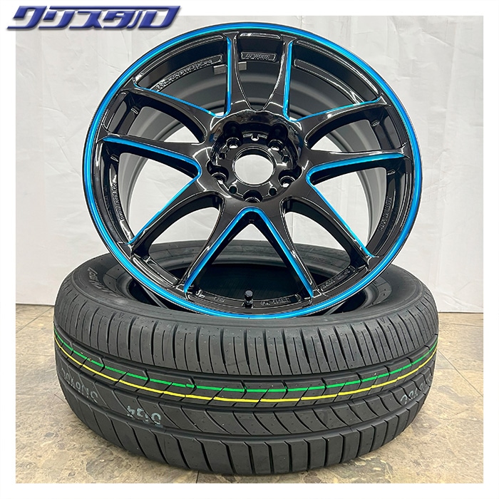 WORK EMOTION Kiwami17×7J +47 114.3 5H 青藍 Work Emotion CR Kiwami - 17