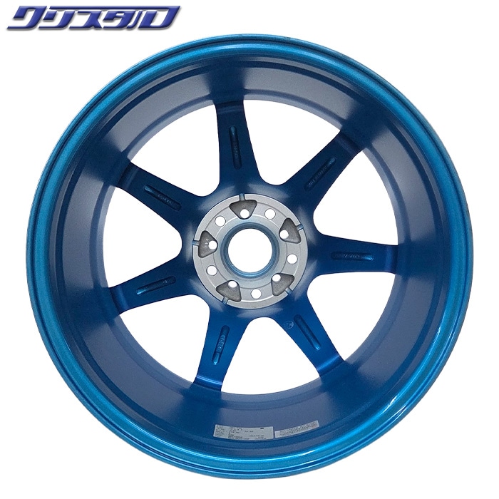 セール品！ WORK (ワーク) EMOTION T7R (エモーション T7R) 1895+22 5/114 18インチ 9.5J +22 ホール数:5 PCD:114 キャンディーブルー 2本セット