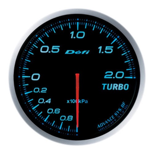 Defi-Link Meter ADVANCE BF (アドバンスビーエフ) Φ60 ブルー ターボ計 Max200kPaモデル（表示範囲：-100kPa～+200kPa） DF09903