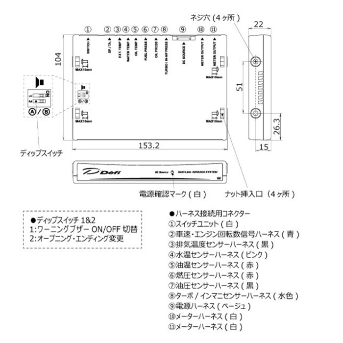 Defi-Link ADVANCE Control Unit SE DF17701限定BLACK (アドバンスコントロールユニットエスイー)