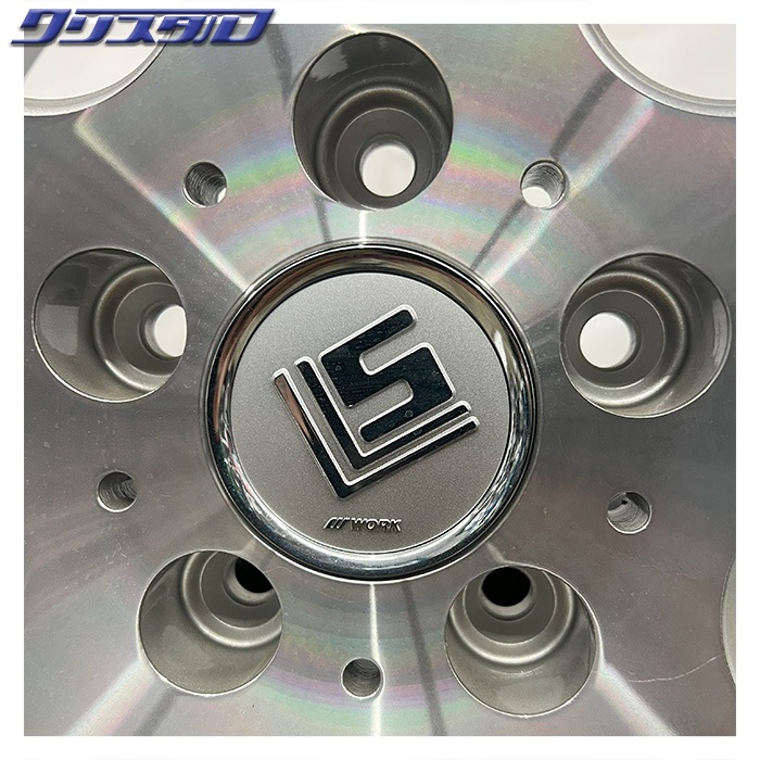 セール品! WORK LS 305 mono (モノ) 1875+55 5/114 18インチ 7.5J +55 ホール数:5 PCD:114 カットクリア NITTO NT555G2 215/45R18 4本セット