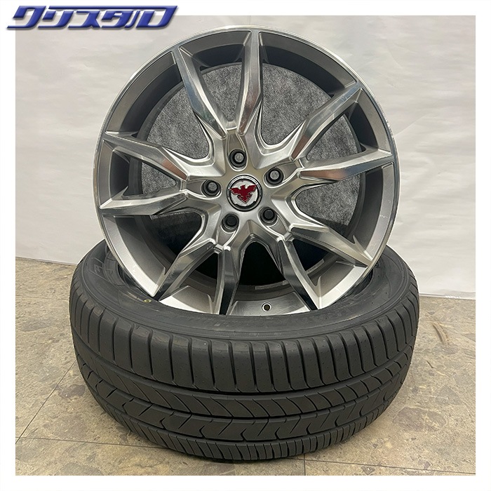 セール品！ makina ISOTTA FREGATA (マキナイゾッタ フレガータ) 1870+55 5/114 18インチ 7J +55 ホール数:5 PCD:114 ハイパーダークシルバー/ミラーカット NITTO NT555G2 215/45R18 4本セット