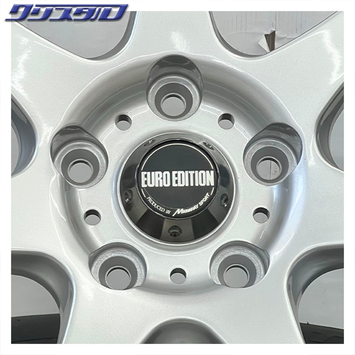 セール品！ EURO EDITION (ユーロエディション) STYLE 7 (スタイル 7) 1875+53 5/114 18インチ 7.5J +53 ホール数:5 PCD:114 シルバー トーヨー トランパス mp7 215/45R18 4本セット