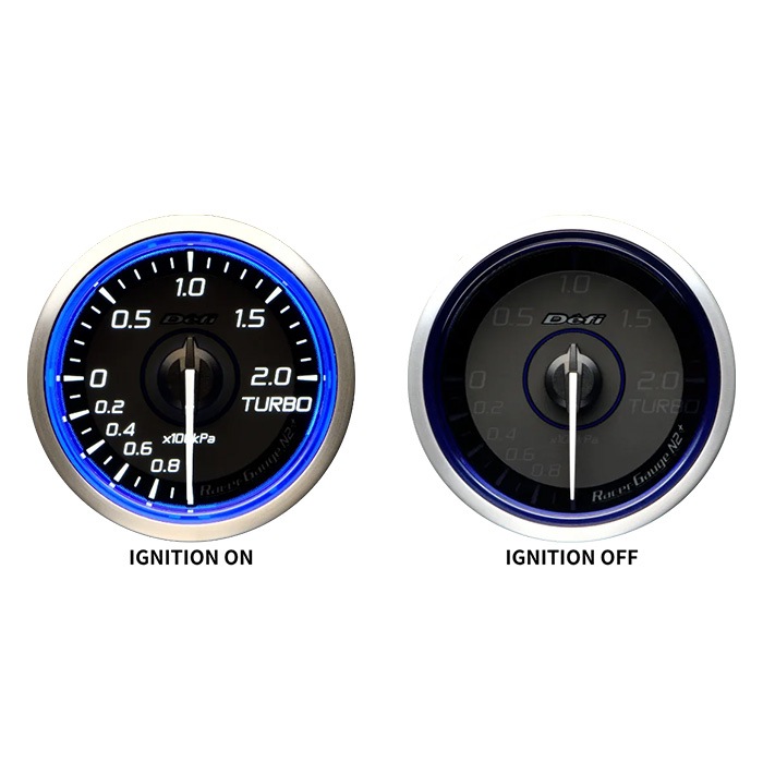 ※おつみさま専用※Defi  Racer Gauge 60φ ターボ計 DEFI Racer Gauge N2 Plus Φ60mm ターボ計 DF19501 ブルーモデル