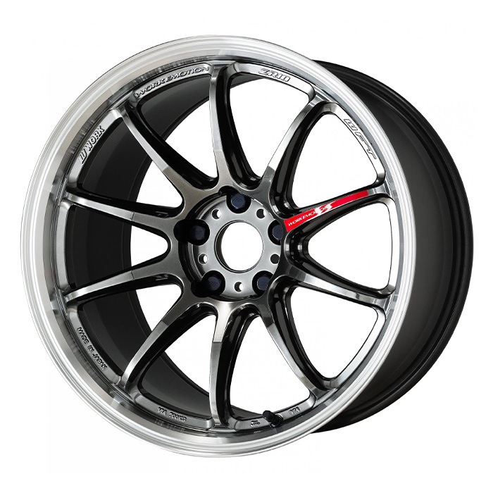 セール品！ WORK EMOTION ZR10 18105+22 5/114 18インチ 10.5J +22 ホール数:5 PCD:114 グリミットブラックダイヤカットリム GTKRC 2本セット ワーク エモーション