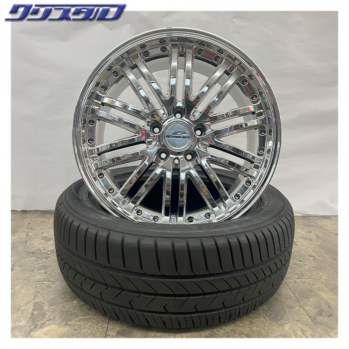 セール品！ SCHNEIDER Dress(シュナイダードレス)10×2 1880+45 1890+43 5/114 18インチ 8J 9J +45 +43 ホール数:5 PCD:114 SPT ロードストーン SP04 225/40R18 235/40R18 各2本計4本セット