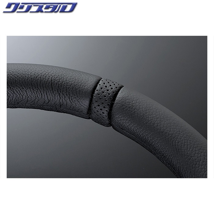 MOMO FULL SPEED 328Φ 90mm DEEP BKレザー/BKスポーク BLACK TOP