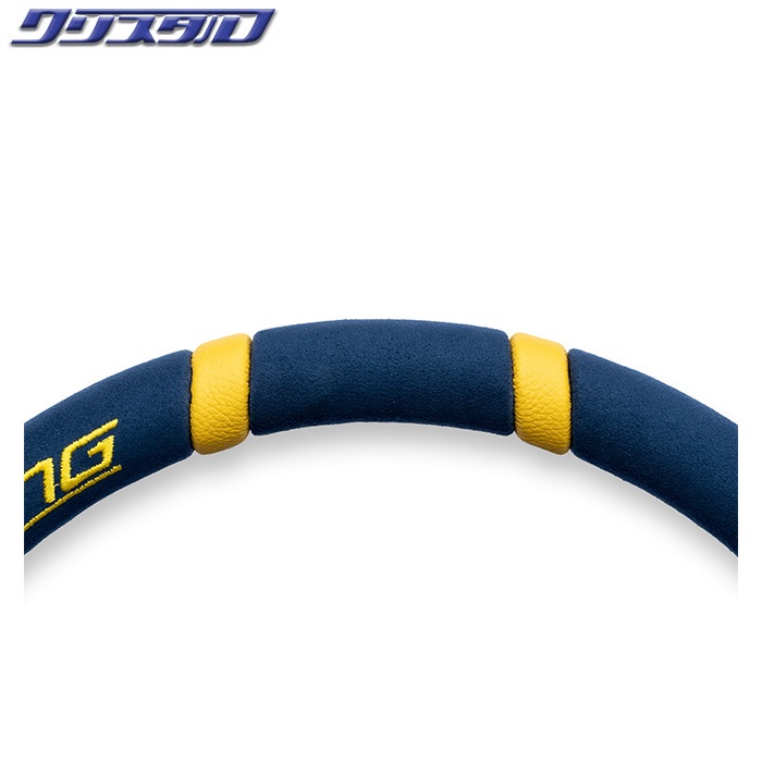 MOMO DRIFTING マイクロファイバー 350Φ 85mm DEEP グリップ：ブルー