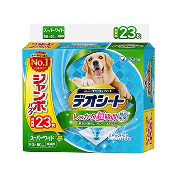 ユニチャーム「デオシートジャンボP スーパーワイド23枚×4」のお