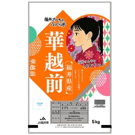 JA福井県：「 福井米ハナエチゼン  はなちゃん  5kg ＊令和7年産