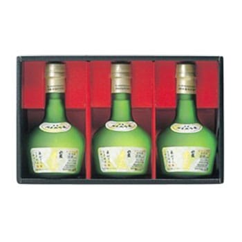 銀盤酒造：「超特選 米の芯 300ml 3本入セット」飲み切りサイズの小瓶