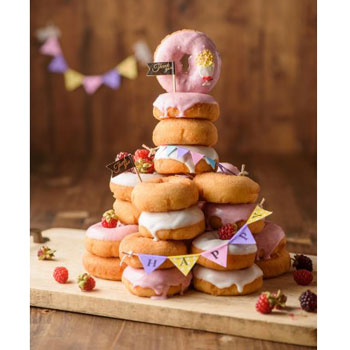 ウフフ：みんなで楽しめる！「ドーナチュタワー Familyサイズ/Large