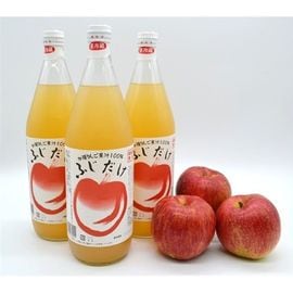 石田：加積りんご組合「ふじだけ 加積りんご果汁100％ (瓶) 1000ml×3本」