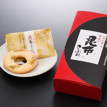 小堀日之出堂 創業明治34年「北前舟の贈物 手焼き昆布さぶれ 10枚入