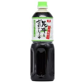 浅利佐助商店「昆布とかつおのしょうゆ 1L×12本」 うす塩仕立てのだし醤油|しょうゆ/醤油|人気ご当地調味料・スパイス・ドレッシングのお取り寄せ