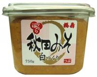 浅利佐助商店「ゆらら秋田みそ 白粒 750g×6個」 糀歩合8割のまろやか