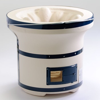 鍵主工業：能登珪藻土(けいそうど)七輪 大(金網なし)能登の伝統品のお