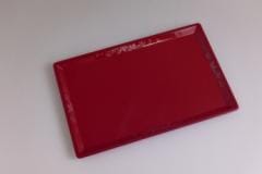 「おもてなし盆　春秋沈金　朱」〜輪島塗漆器の逸品/芸術品：田谷漆器店|漆器|工芸品