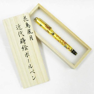 タジマ 純金箔・蒔絵ボールペン 梅に鶯 : タジマ 純金箔・蒔絵ボールペン 梅に鶯 : Office Products