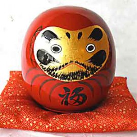 タジマ「丸福だるま/朱 T16-09」 縁起物 七転八起のだるま|石川特産|地域絞込