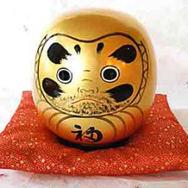 タジマ「丸福だるま/金 T16-08」 縁起物 七転八起のだるま|石川特産|地域絞込
