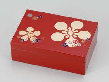 多賀城　直葉　IZ-NGI　プロモ　シリアル　箔押し　りっく☆じあ～す タジマ「アクセサリBOX 加賀梅鉢文様」 金沢を代表する金箔と梅