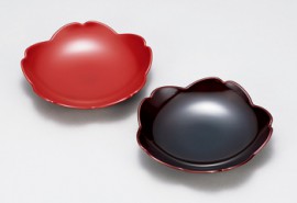まえじゅう漆器「J-Story 7.0 桜鉢ペア 漆/7M-601」　山中漆器|漆器|工芸品