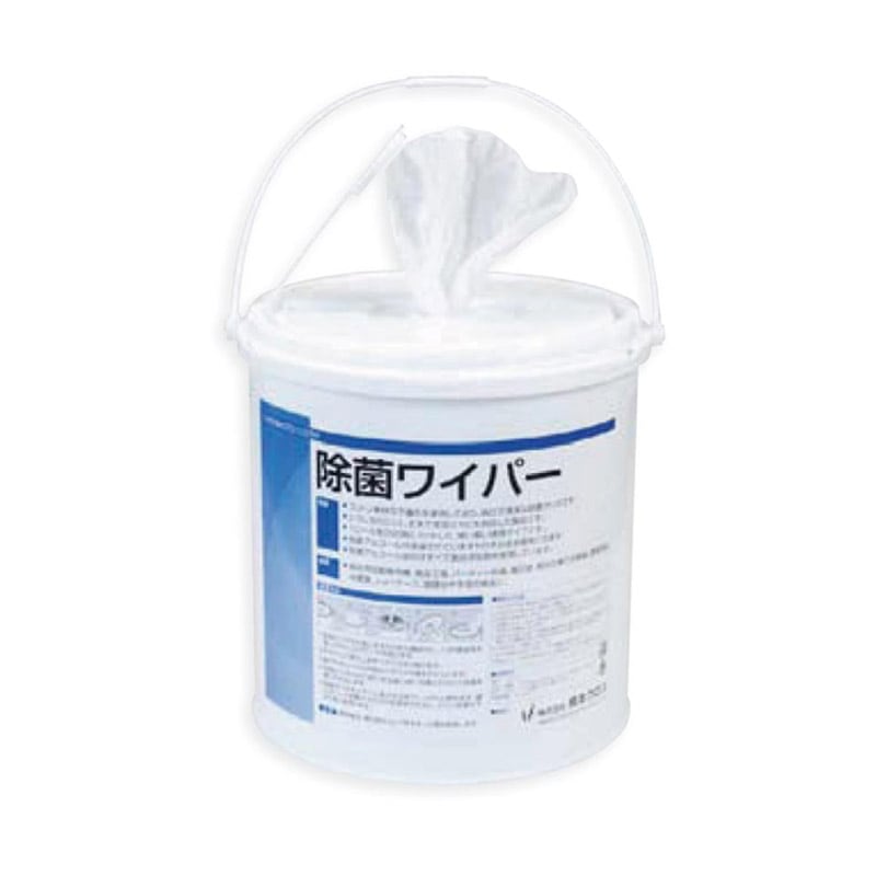 除菌ワイパー 容器入 綿100%不織布｜JB03