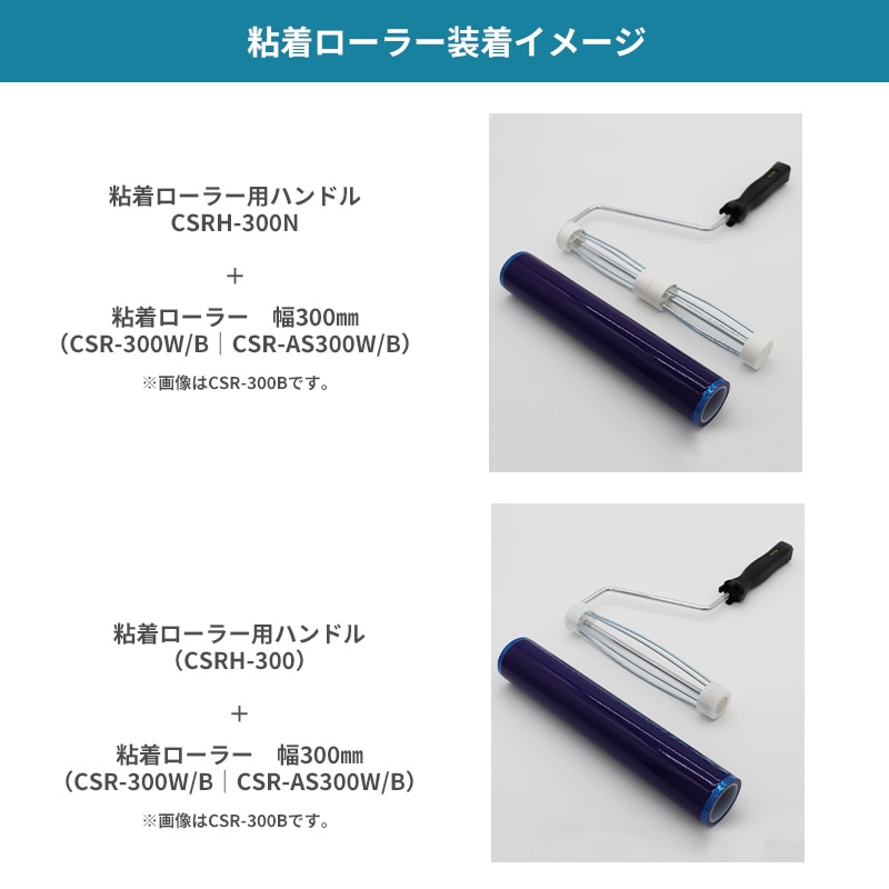 クリーンルーム用粘着ローラー｜CSR-300W/B