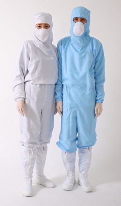マスク付きフード一体クリーンルームウエア｜CH1326