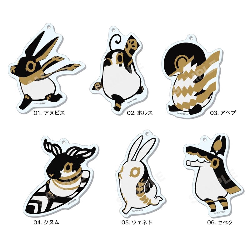 『とーとつにエジプト神』アンブレラマーカー 第1弾 全6種 A コンプリートBOXセット