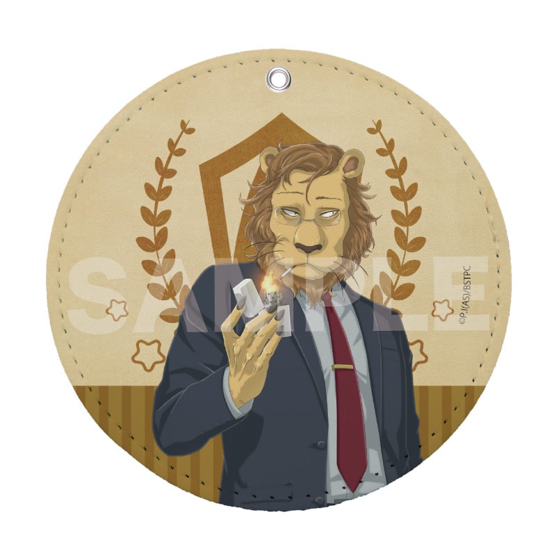 『BEASTARS』レザーコースターキーホルダー 08 イブキ