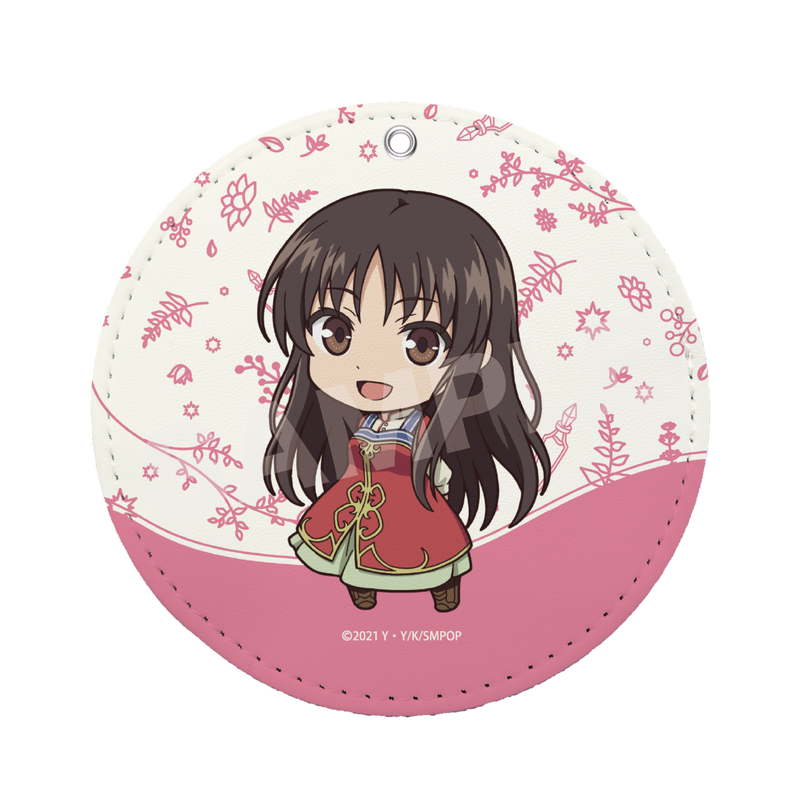 『聖女の魔力は万能です』レザーコースターキーホルダー 01 セイ